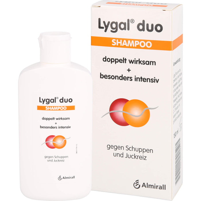 Lygal duo Shampoo gegen Schuppen und Juckreiz, 150 ml Shampoing