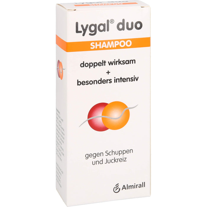 Lygal duo Shampoo gegen Schuppen und Juckreiz, 150 ml Shampoo