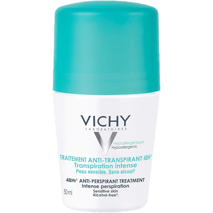 VICHY Deodorant Anti-Transpirant 48h Roll-On, 50 ml Plume