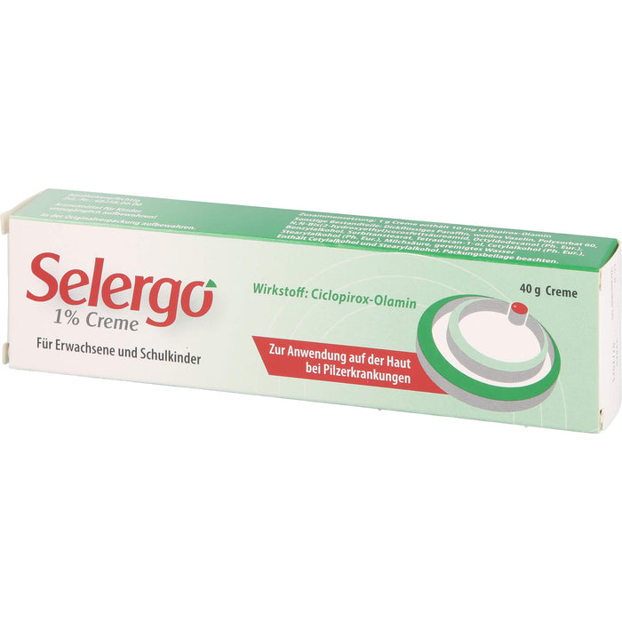 Selergo 1% Creme bei Pilzerkrankungen der Haut, 40 g Crème