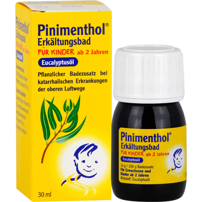 Pinimenthol Erkältungsbad für Kinder ab 2 Jahren, 30 ml Badezusatz