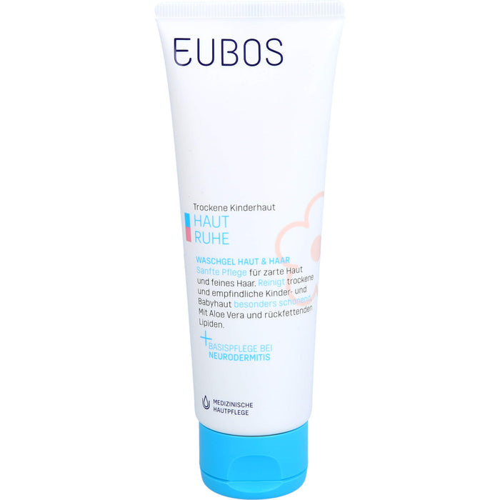 EUBOS Kinder Haut Ruhe Waschgel, 125 ml Gel