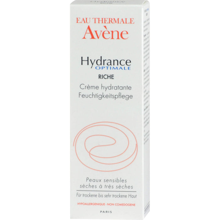 Avène Hydrance Optimale riche Feuchtigkeitspflege reichhaltige Konsistenz Creme, 40 ml Creme