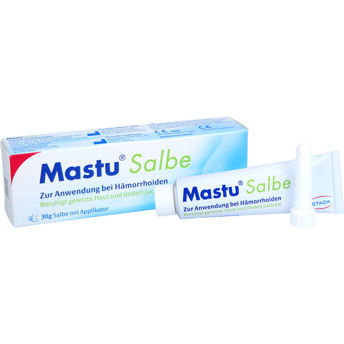 Mastu Salbe beruhigt gereizte Haut und mildert Juckreiz, 30 g Salbe