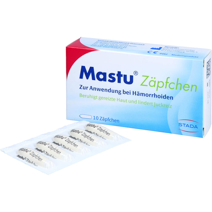 Mastu Zäpfchen, 10 pc Suppositoires