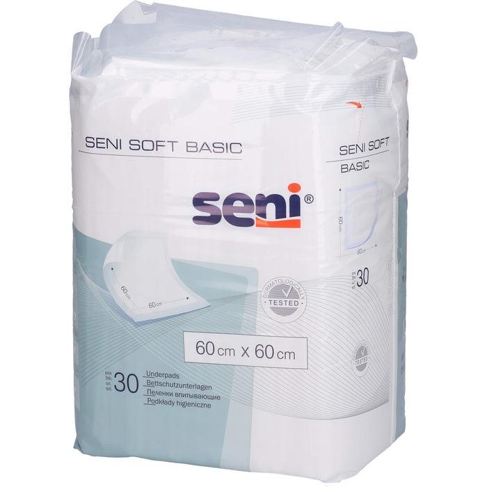 Seni Soft Basic 60x60cm Bettunterlagen, 30 St