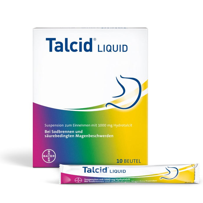 Talcid Liquid Beutel, 10 pc Solution