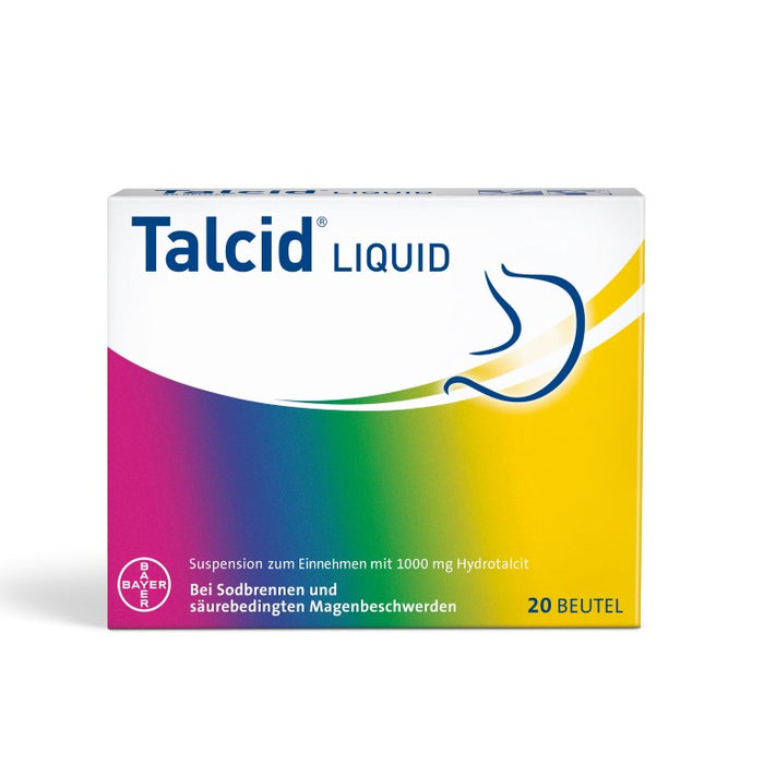 Talcid Liquid Beutel bei Sodbrennen und säurebedingten Magenbeschwerden, 20 pc Sachets