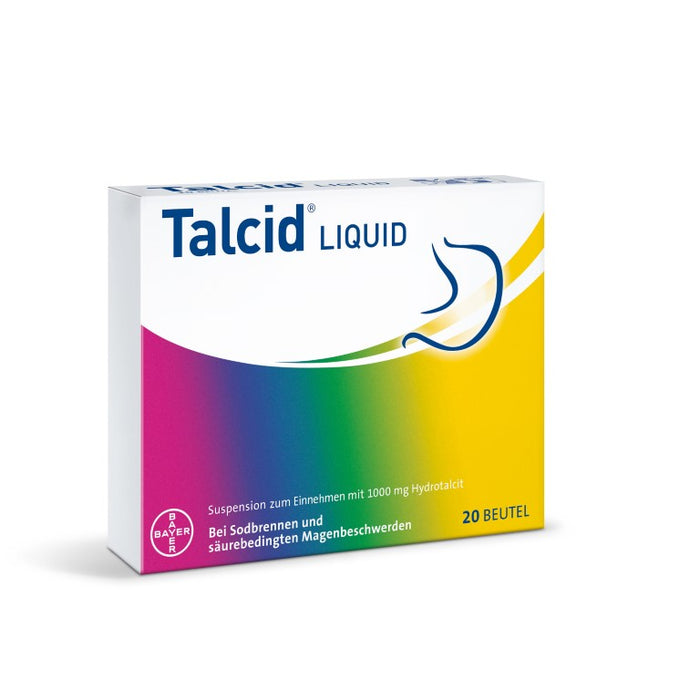 Talcid Liquid Beutel bei Sodbrennen und säurebedingten Magenbeschwerden, 20 St. Beutel