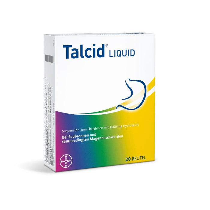 Talcid Liquid Beutel bei Sodbrennen und säurebedingten Magenbeschwerden, 20 St. Beutel