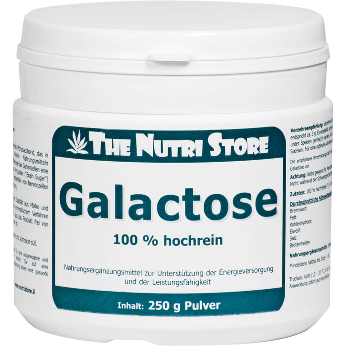 The Nutri Store Galactose 100% rein Pulver, 250 g Poudre