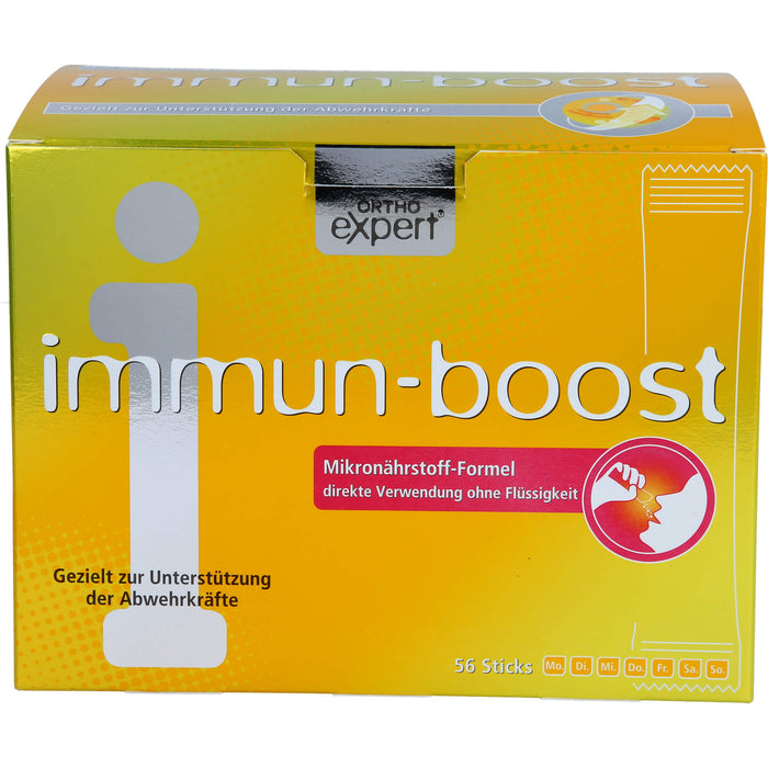 immun-boost Orthoexpert Direktgranulat zur Unterstützung der Abwehrkräfte, 56 pcs. Sachets