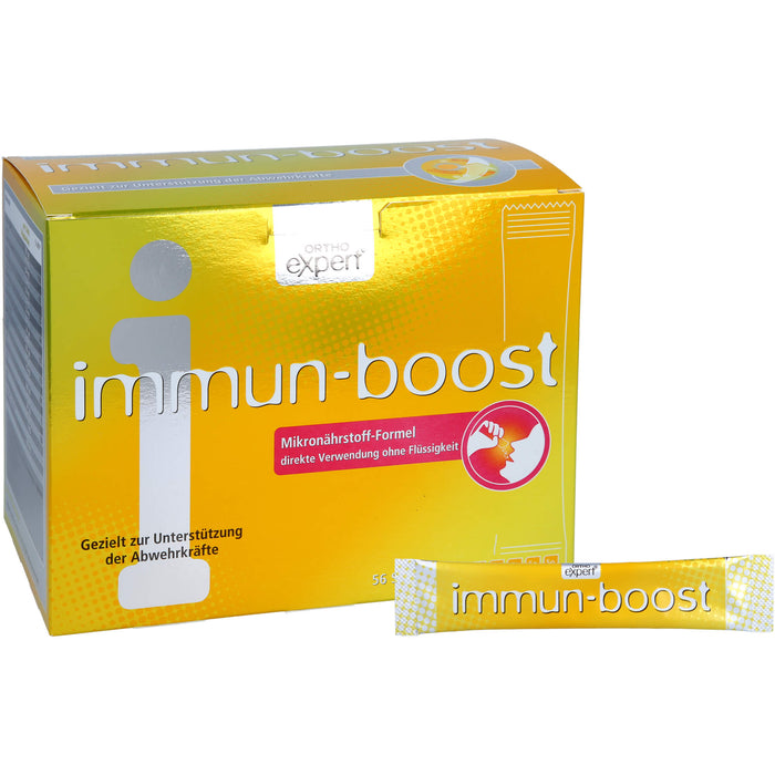 immun-boost Orthoexpert Direktgranulat zur Unterstützung der Abwehrkräfte, 56 pcs. Sachets