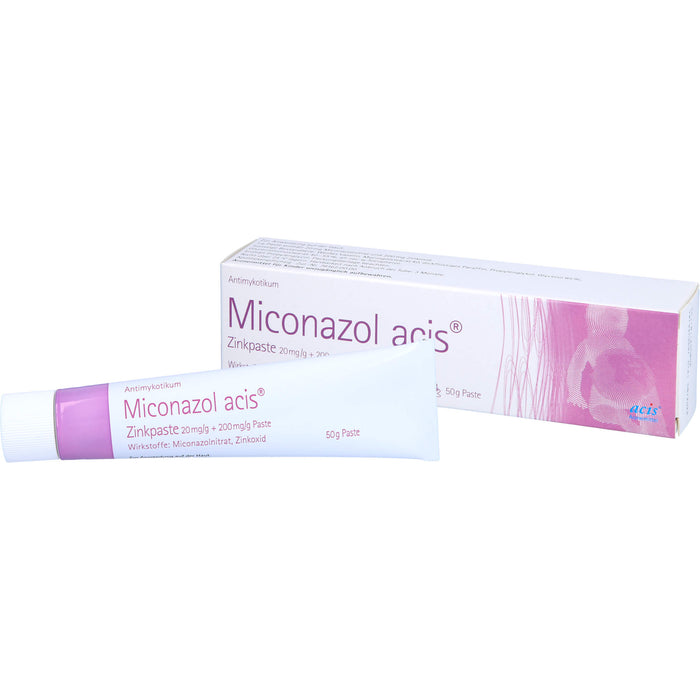 Miconazol acis Zinkpaste Antimykotikum, 50 g Crème