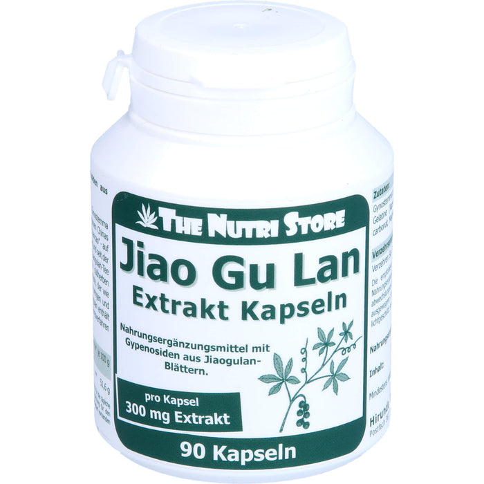 The Nutri Store Jiaogulan Extrakt Kapseln, 90 pc Capsules