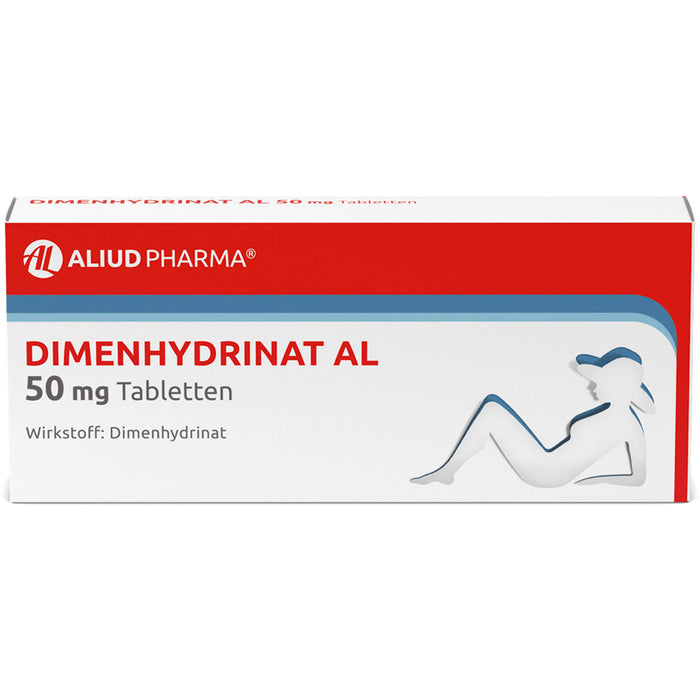 Dimenhydrinat AL 50 mg Tabletten, 20 pcs. Tablets