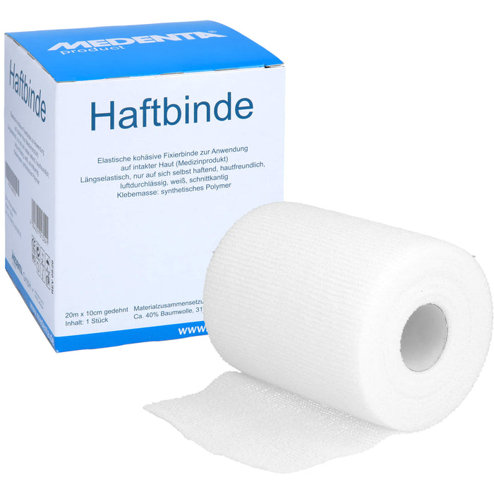 MEDENTA Haftbinde elastisch 10 cm x 20 m, 1 pc Bandage