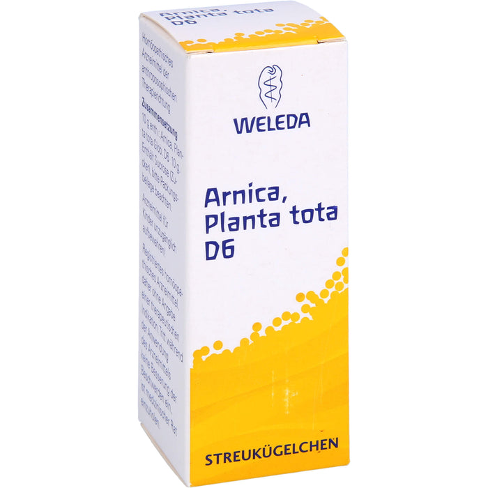 Arnica planta tota D6 Weleda Globuli, 10 g GLO