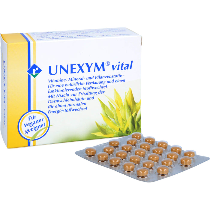 UNEXYM vital Filmtabletten für eine natürliche Verdauung, 100 pcs. Tablets