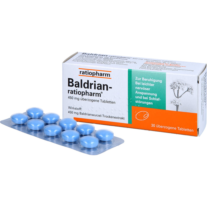 Baldrian-ratiopharm Tabletten, 30 pc Tablettes