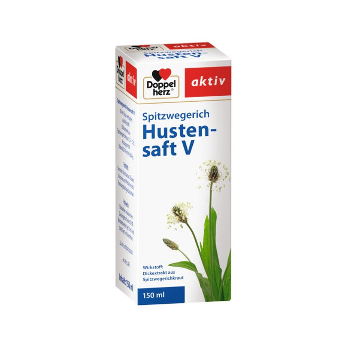 Doppelherz Spitzwegerich Hustensaft V, 150 ml SAF