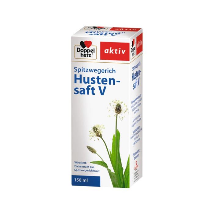 Doppelherz Spitzwegerich Hustensaft V, 150 ml SAF