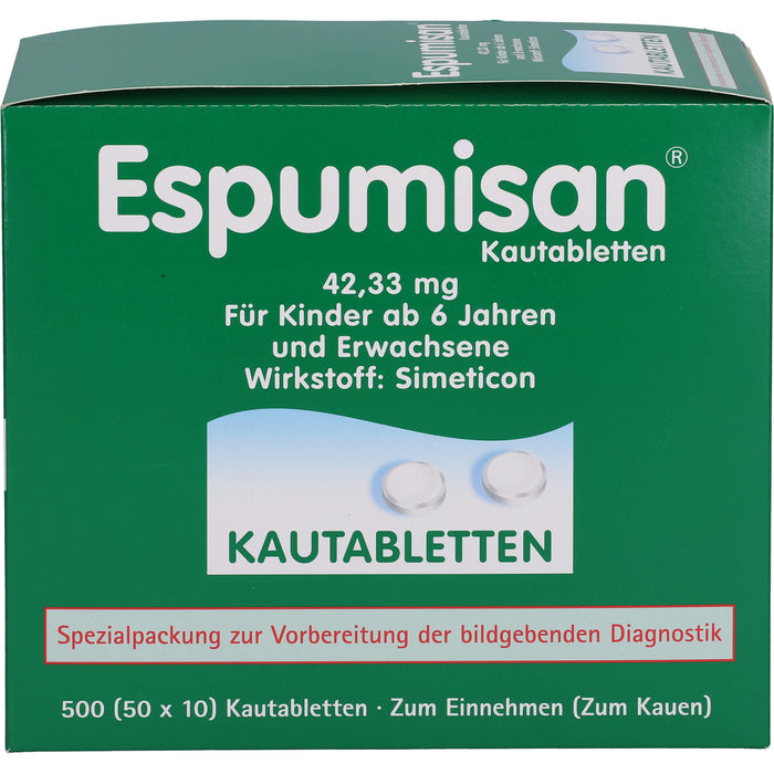 Espumisan Kautabletten, 500 pc Tablettes