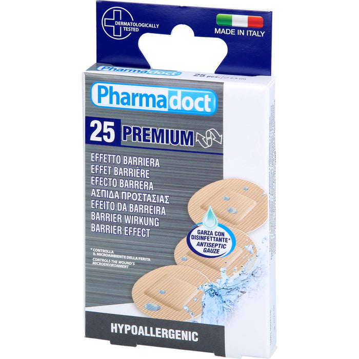 Pharmadoct Blutstillendes Pflaster rund 2,5 cm, 25 St. Pflaster