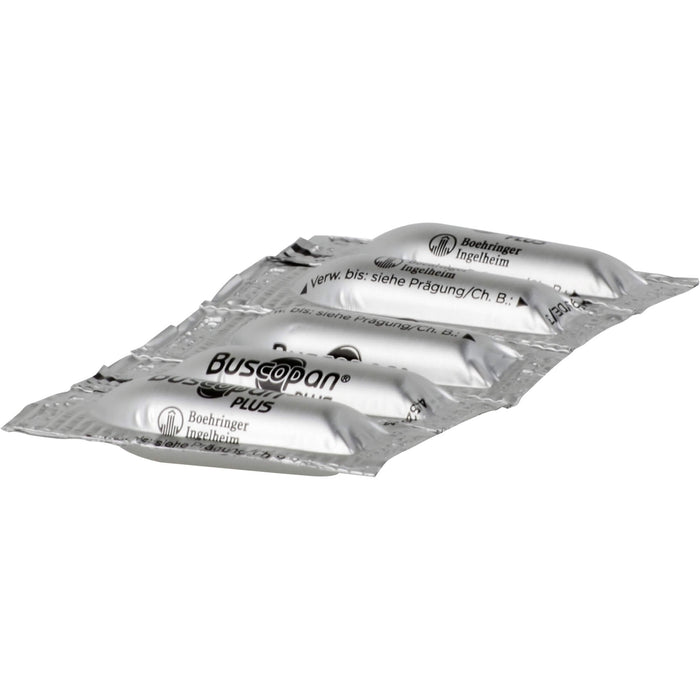 Buscopan plus 10 mg/800 mg Zäpfchen bei Schmerzen und Krämpfen im Bauchbereich, 5 pc Suppositoires