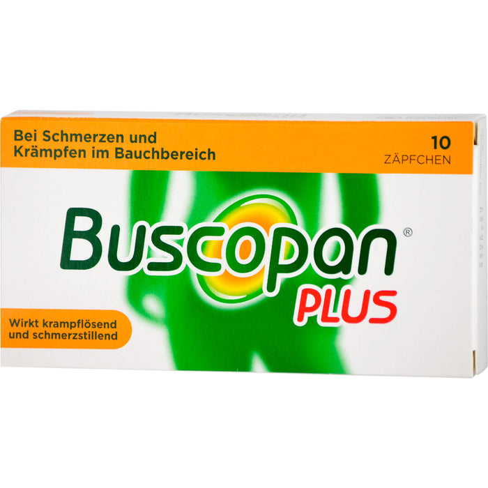 Buscopan plus Zäpfchen Reimport Pharma Gerke, 10 St. Zäpfchen