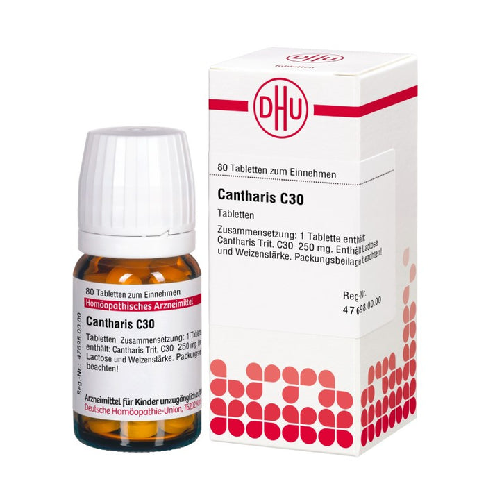 DHU Cantharis C30 Tabletten, 80 St. Tabletten