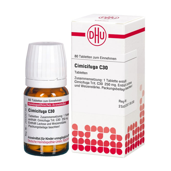 DHU Cimicifuga C30 Tabletten, 80 St. Tabletten