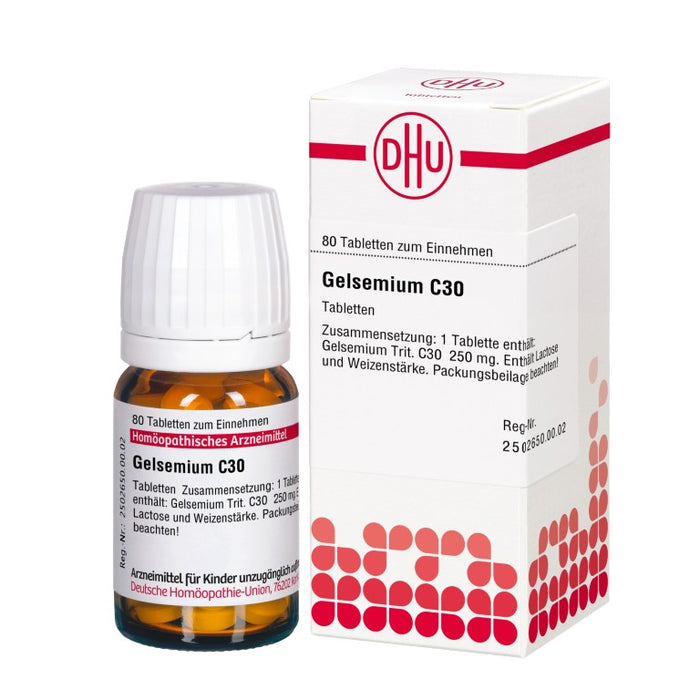 DHU Gelsemium C30 Tabletten, 80 pc Tablettes