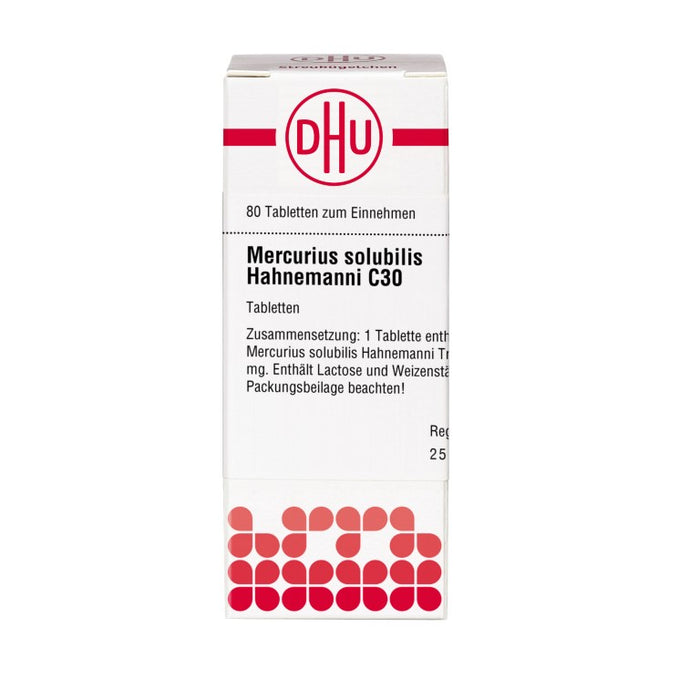 DHU Mercurius solubilis Hahnemanni C30 Tabletten, 80 pc Tablettes