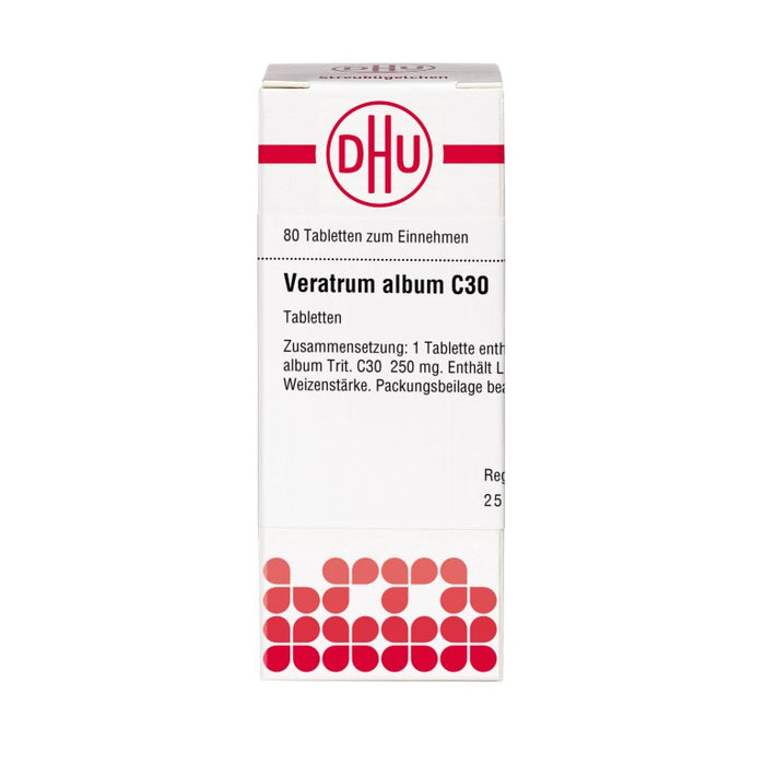 DHU Veratrum album C30 Tabletten, 80 St. Tabletten