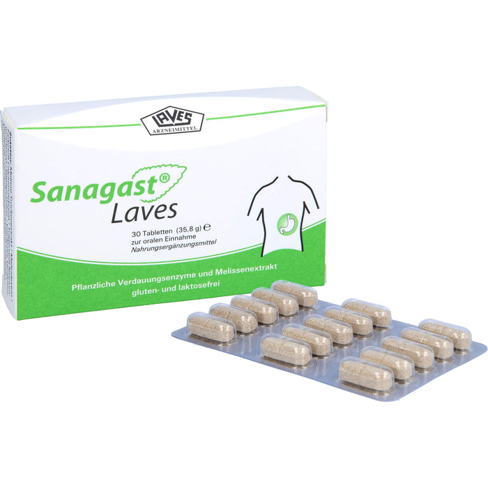 Sanagast Laves Tabletten, 30 pcs. Tablets