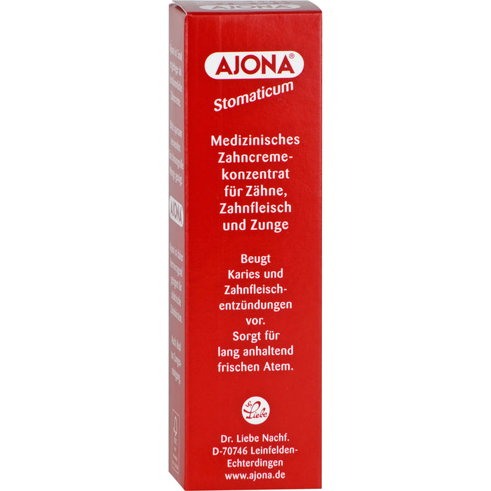 Ajona Stomaticum medizinsches Zahncremekonzentrat, 25 ml Toothpaste