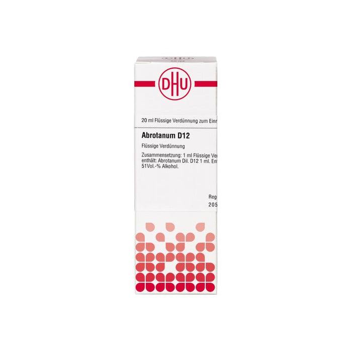 DHU Abrotanum D12 Dilution, 20 ml Lösung