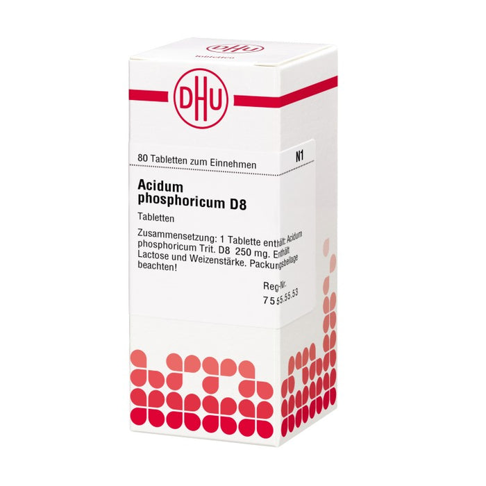 DHU Acidum phosphoricum D8 Tabletten, 80 St. Tabletten