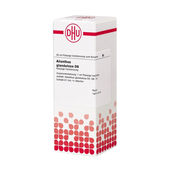 Ailanthus glandulosa D6 DHU Dilution, 20 ml Lösung