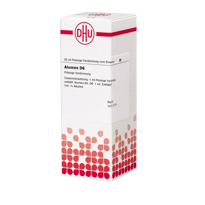 Alumen D6 DHU Dilution, 20 ml Lösung