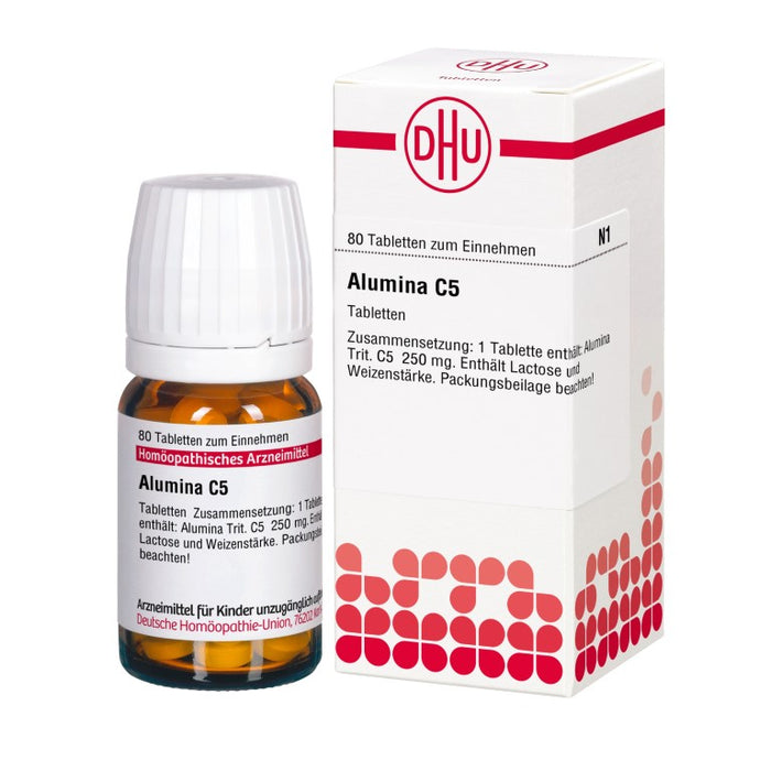 Alumina C5 DHU Tabletten, 80 St. Tabletten