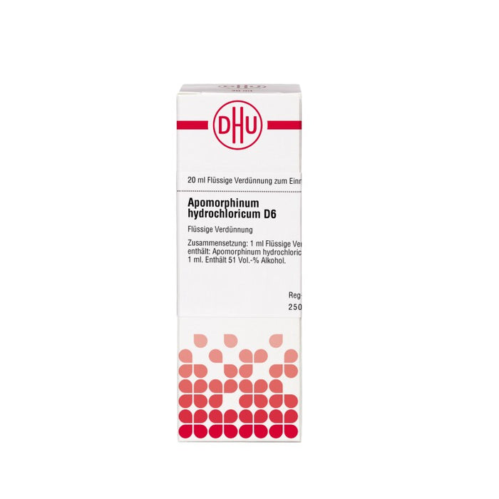 Apomorphinum hydrochloricum D6 DHU Dilution, 20 ml Lösung