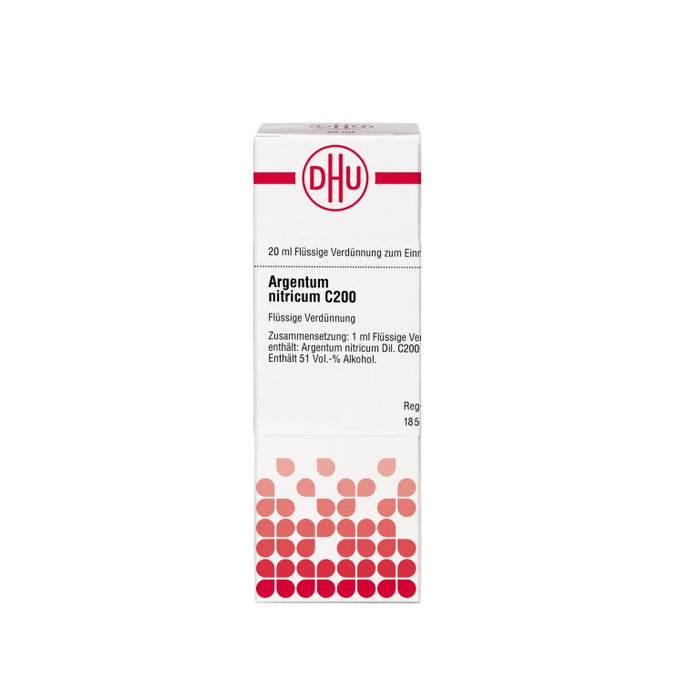 Argentum nitricum C200 DHU Dilution, 20 ml Lösung