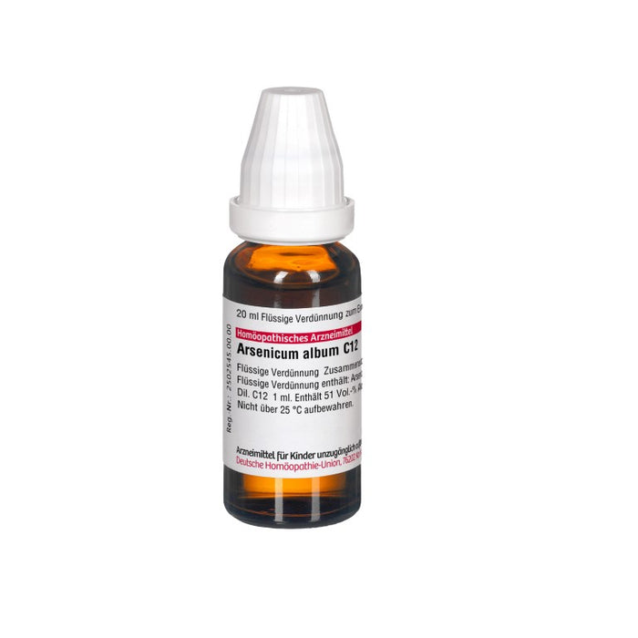 DHU Arsenicum album C12 Dilution, 20 ml Lösung