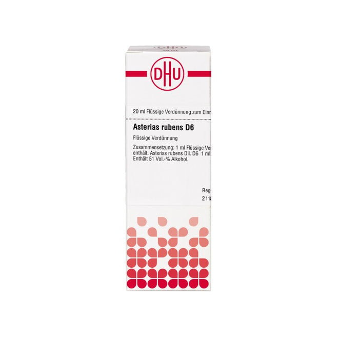 Asterias rubens D6 DHU Dilution, 20 ml Lösung