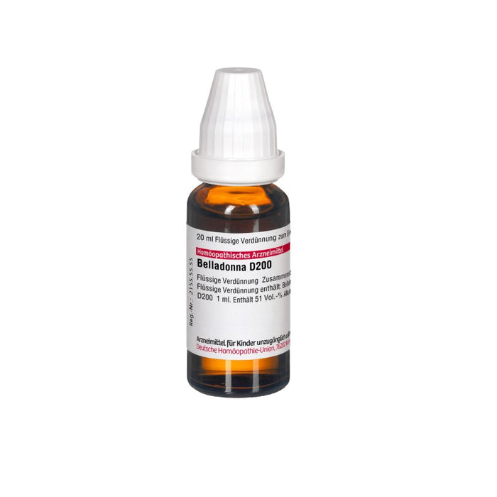 Belladonna D200 DHU Dilution, 20 ml Lösung