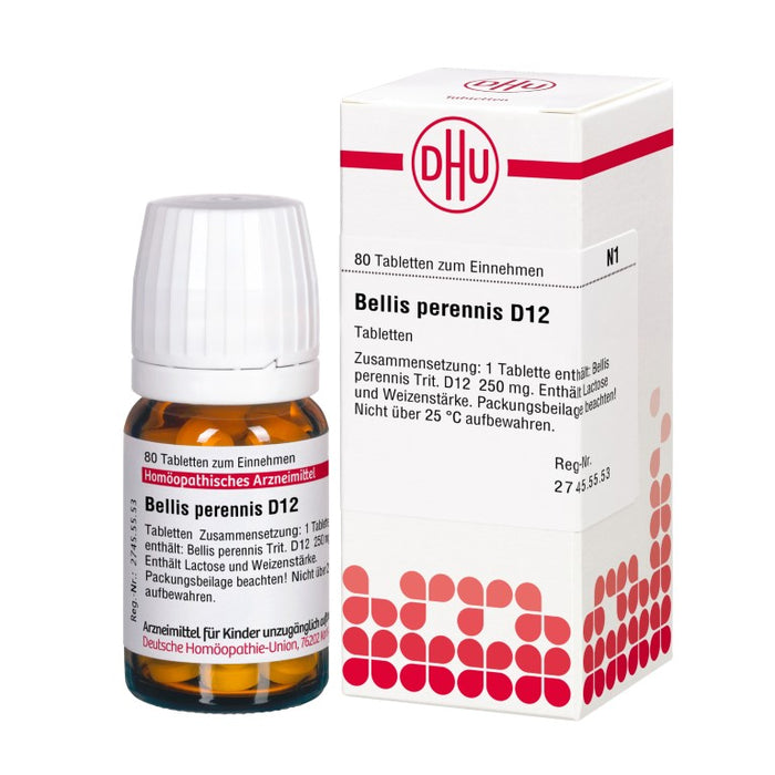 DHU Bellis perennis D12 Tabletten, 80 St. Tabletten