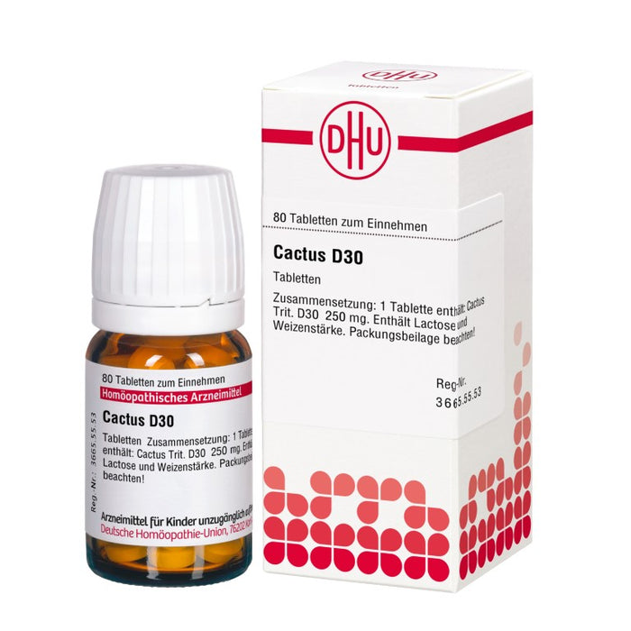 Cactus D30 DHU Tabletten, 80 St. Tabletten