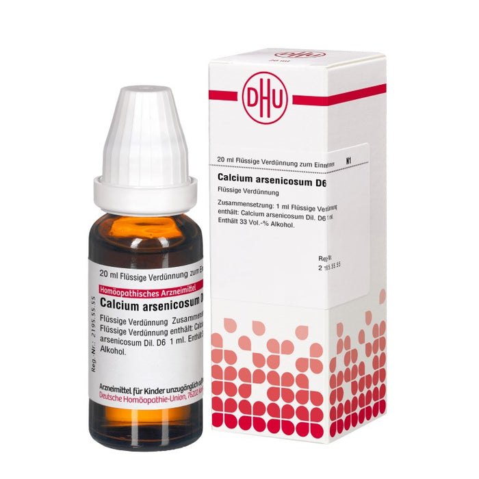 Calcium arsenicosum D6 DHU Dilution, 20 ml Lösung